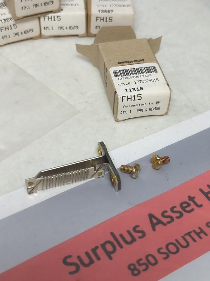 CUTLER-HAMMER,FH15,OVERLOAD HEATER ELEMENT LOT OF 6 NOS