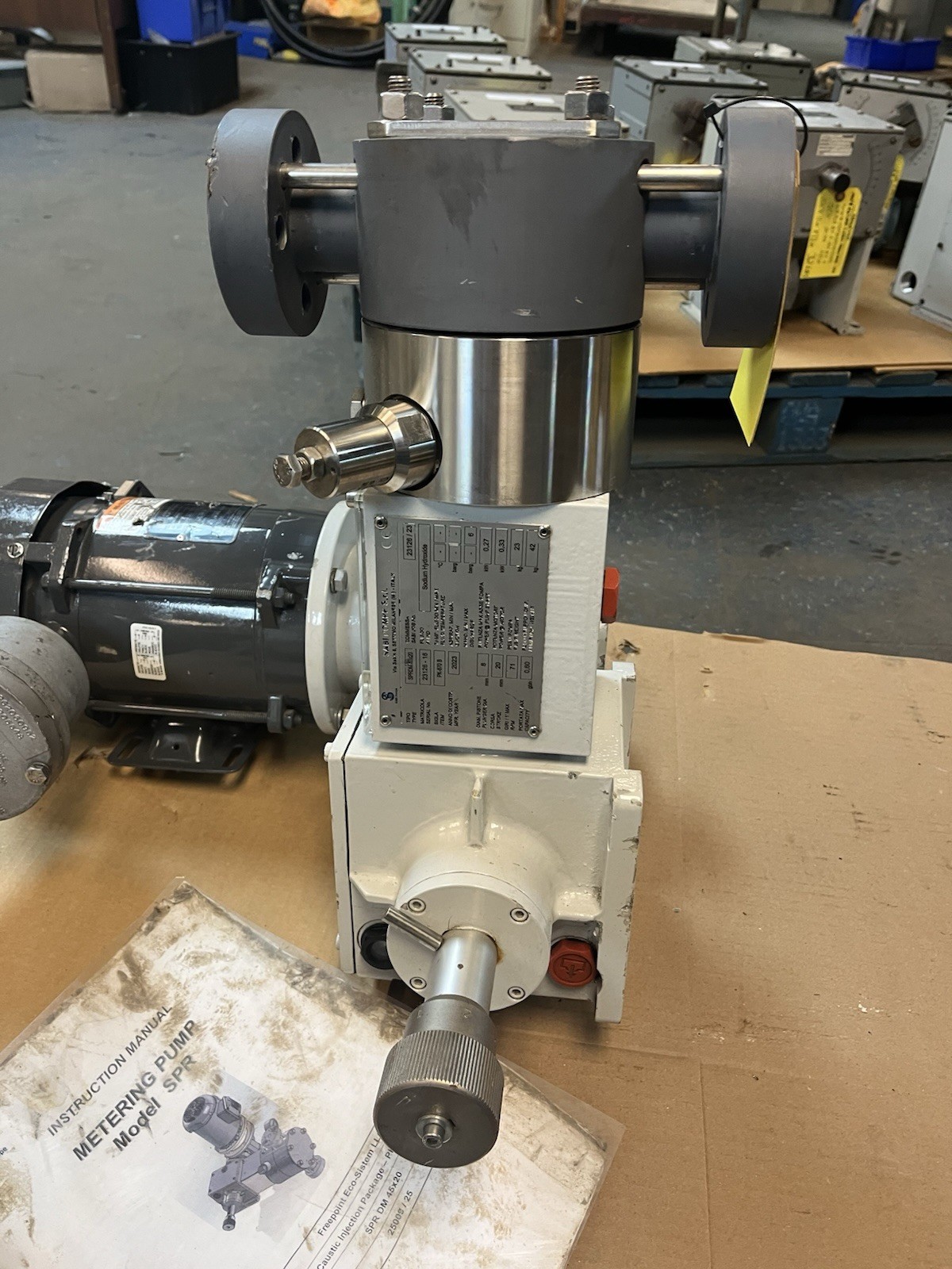 SABI POMPE,SPRDM8X20,CHEMICAL METERING PUMP W/ EXPLOSION PROOF MOTOR