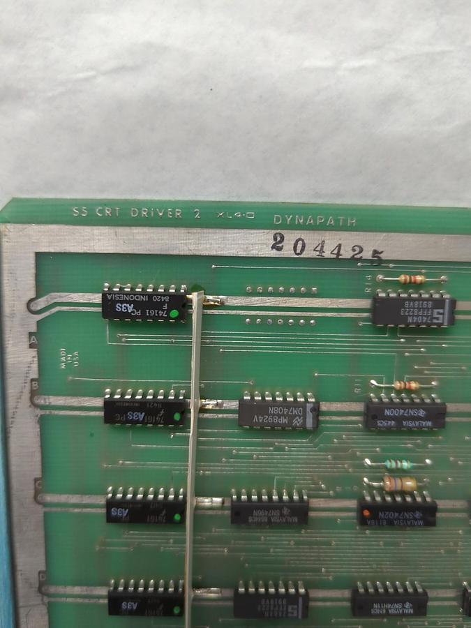 Used BENDIX,3735043,S5 CRT DRIVER-2 XL4-0 DYNAPATH CIRCUIT BOARD PRE-OWNED