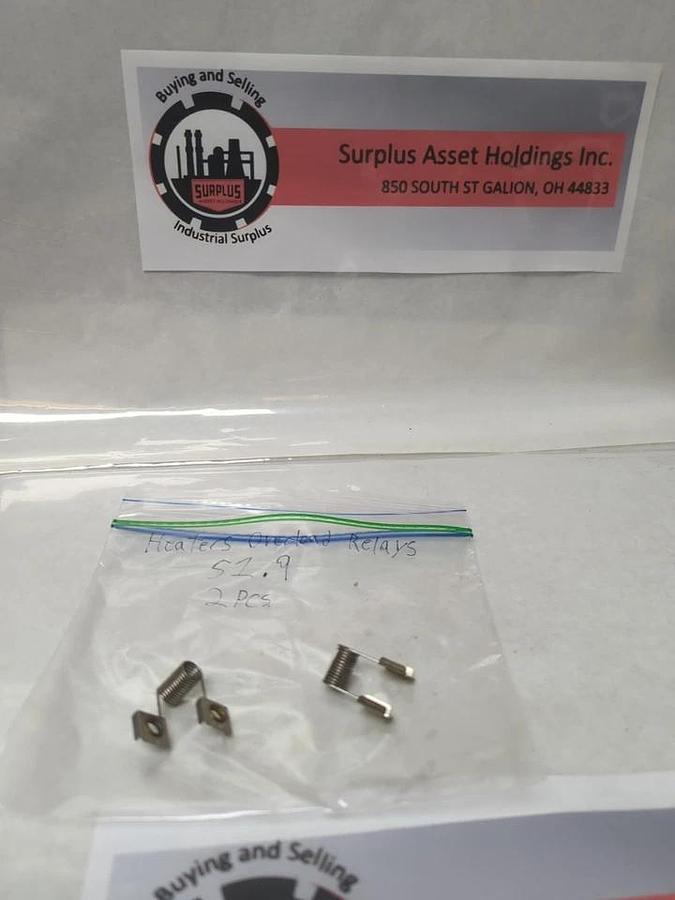 Used JOSLYN CLARK,S1.9,OVERLOAD THERMAL HEATER ELEMENT LOT OF 2 PRE-OWNED