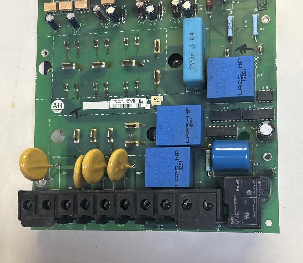Used ALLEN BRADLEY,A74104-246-52,DRIVE CONTROL BOARD