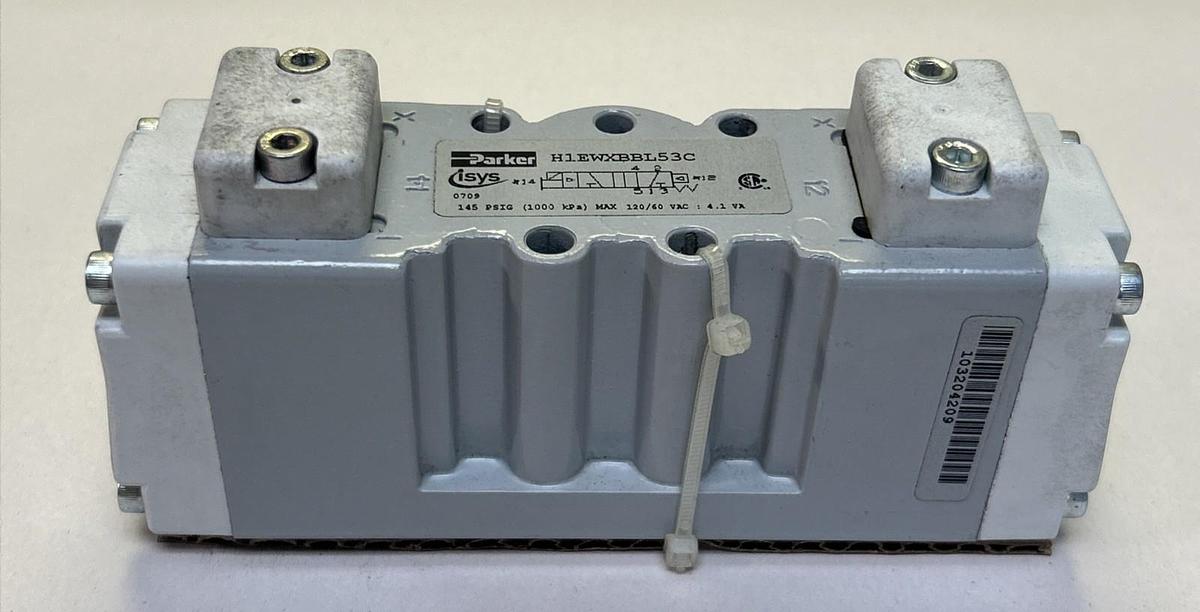 Used PARKER,H1EWXBBL53C,SOLENOID VALVE