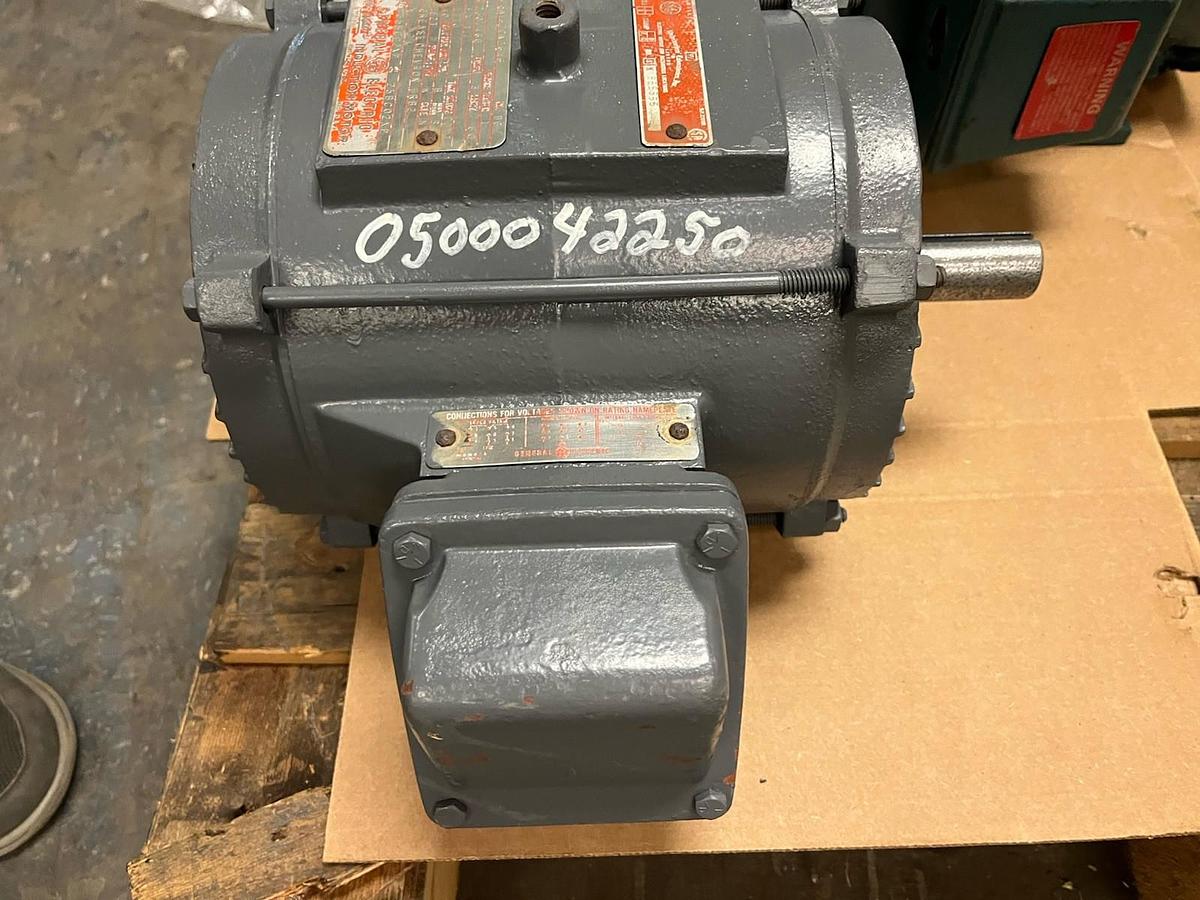 Used GE,5K182CK2646,HAZARD LOCATION MOTOR 1HP 1770RPM 3PH 182T