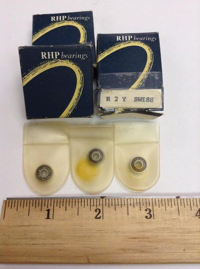 RHP,R2Y SWISS,Miniature Bearings LOT OF 3