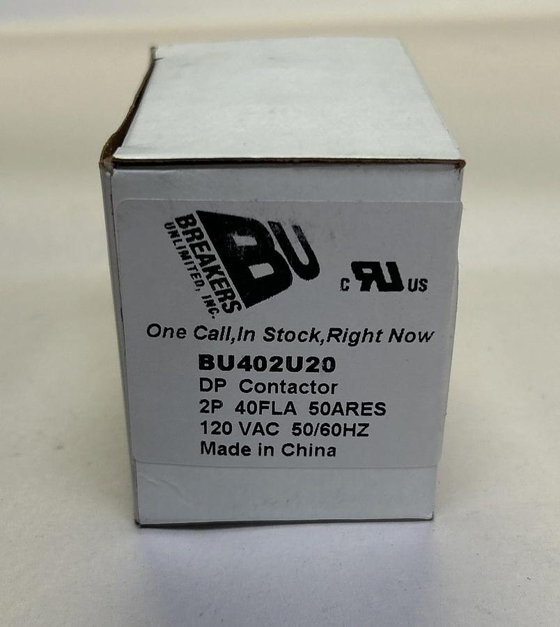 BREAKERS UNLIMITED,BU402U20,DEFINITE PURPOSE CONTACTOR NOS