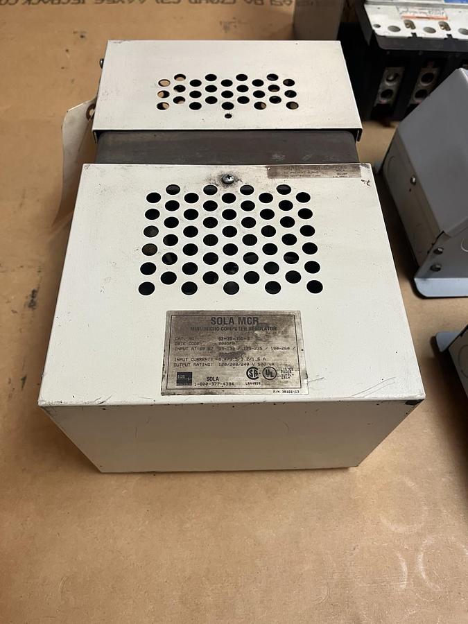 Used SOLA,63-23-150-8,MICRO MCR COMPUTER REGULATOR