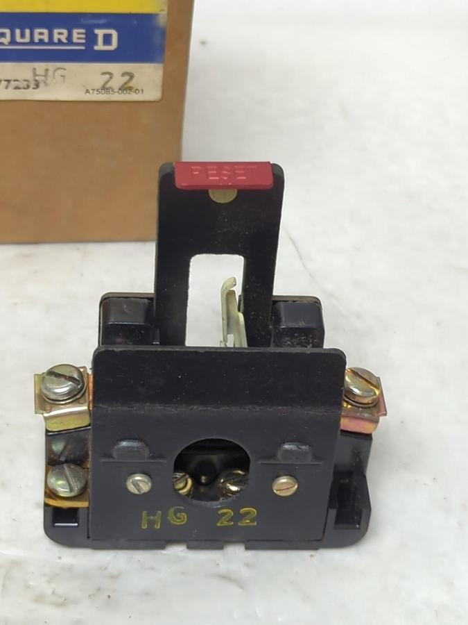 SQUARE D,9065 CO-1,MELTING ALLOY OVERLOAD RELAY 77233 NOS