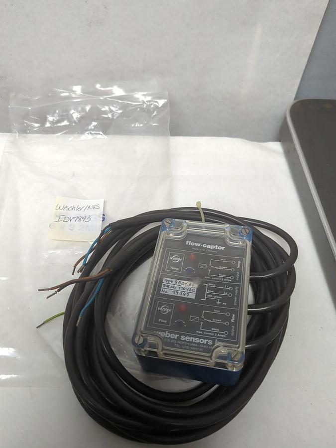WEBER SENSORS,4001.86,FLOW-CAPTOR 110 VAC NOS