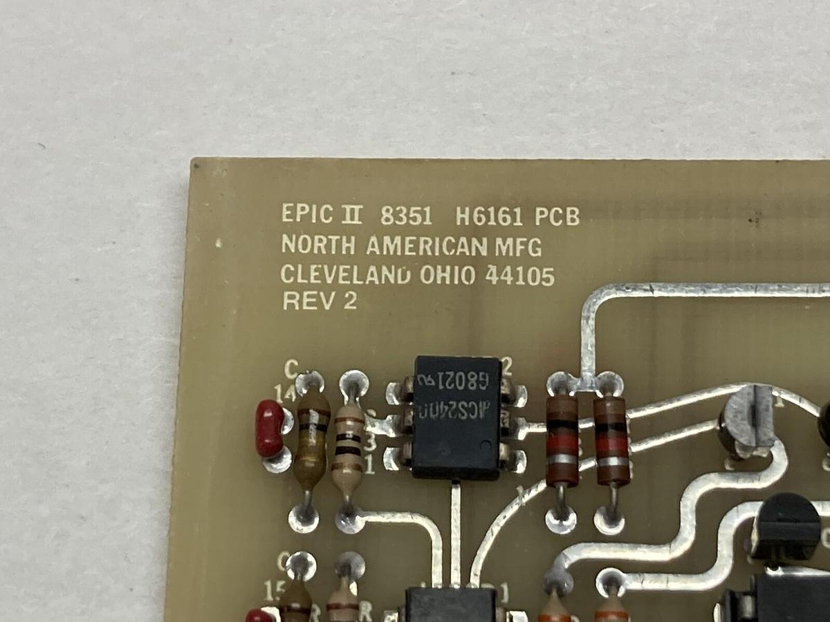Used North Merican,8351 H6161,Epic II PCB Circuit Board Card Rev 2