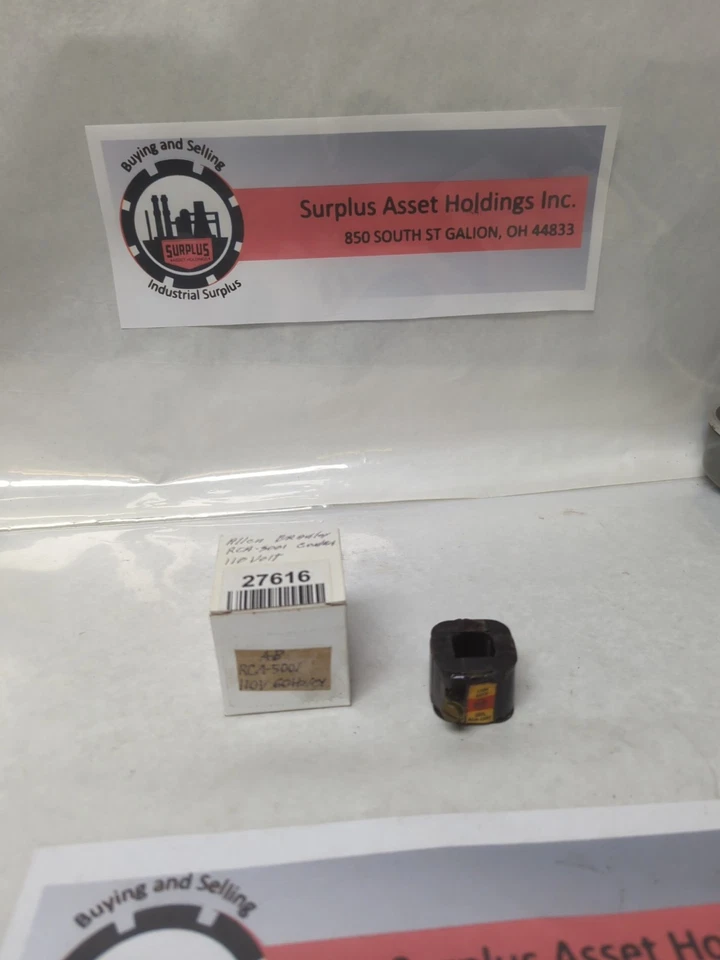 Used ALLEN-BRADLEY,RCA-5001,COIL 110V 60HZ/CY PRE-OWNED