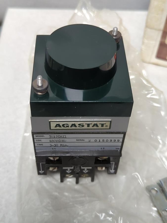 AGASTAT,7012 CHI1,TIMING RELAY 480V 60HZ 3-30 MIN NOS