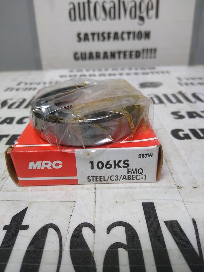 MRC,106KS,Single Row Ball Bearing NOS
