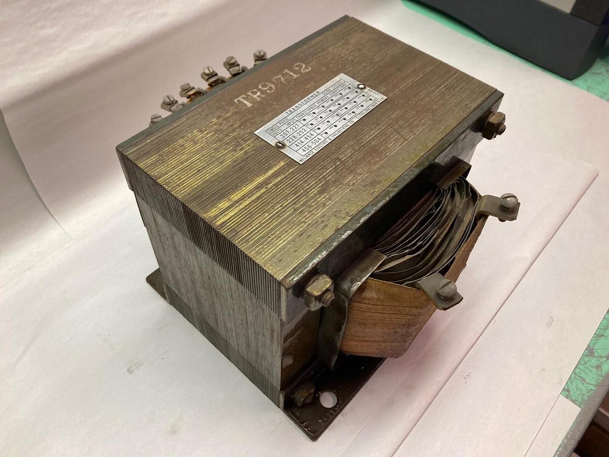 Used Reliance Electric,65248-12S,Transformer 3KVA 50/60 Cycles