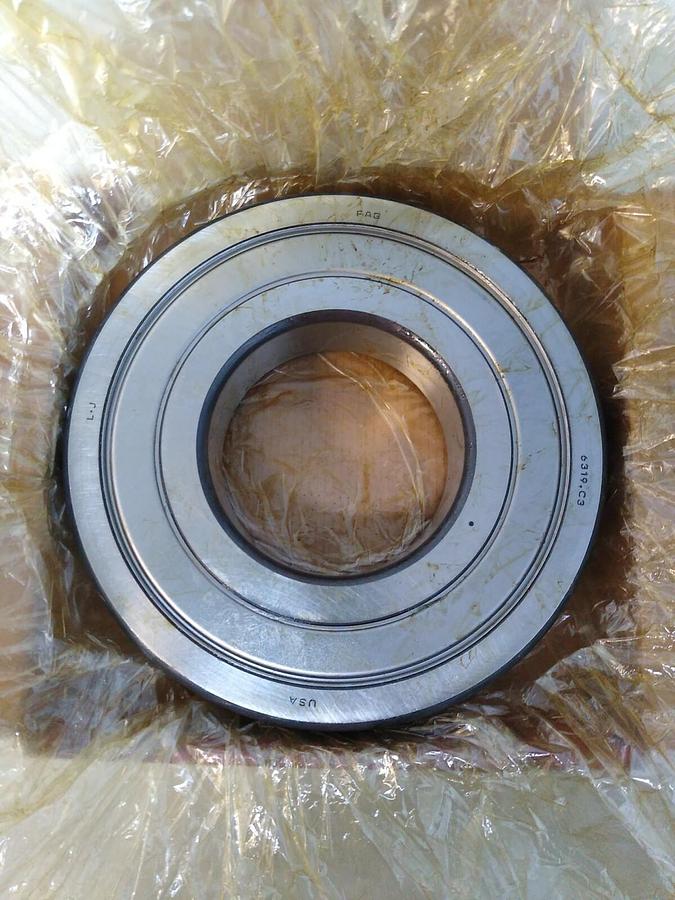 Used FAG,6319/C3,Deep Groove Ball Bearing NOS