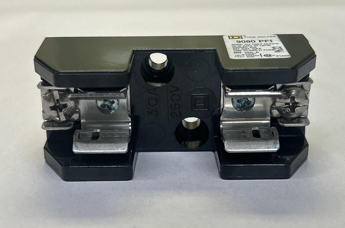 Used SQUARE D,9080PF1,FUSE HOLDER 30A 250V LOT OF 2
