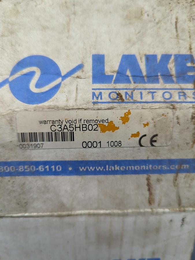LAKE MONITORS,C3A5HB02,FLOW METER 1000 PSI/69 BAR MAX NOS