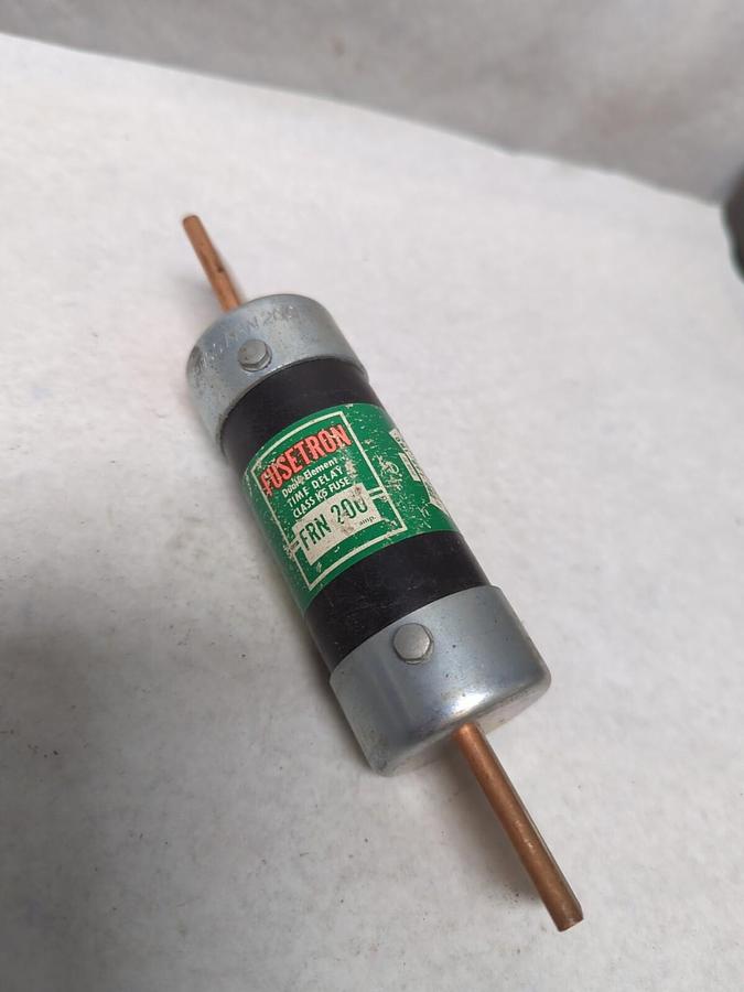 Used COOPER BUSSMANN,FRN-200,FUSETRON 200 AMP FUSE PRE-OWNED