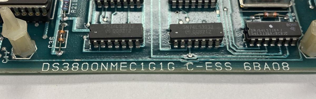 Used GENERAL ELECTRIC,DS3800NMEC1G1G,MOTOR EXCITER CONTROL PC BOARD