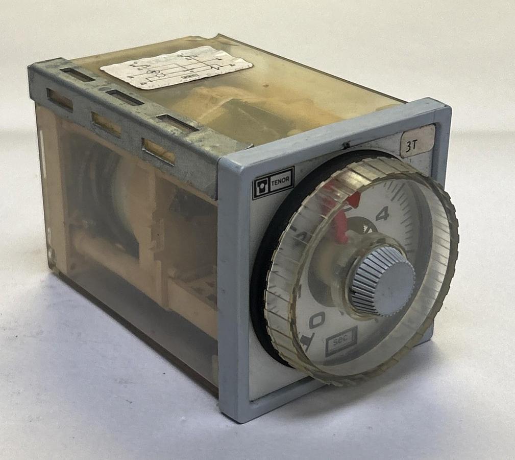 Used TENOR,T554122,ELECTRONIC TIMER 0.2SEC-60HRS 110V