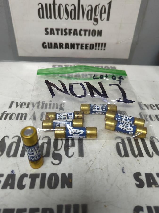 COOPER BUSSMANN,NON-1,ONE-TIME FUSE LOT OF 7 NOS
