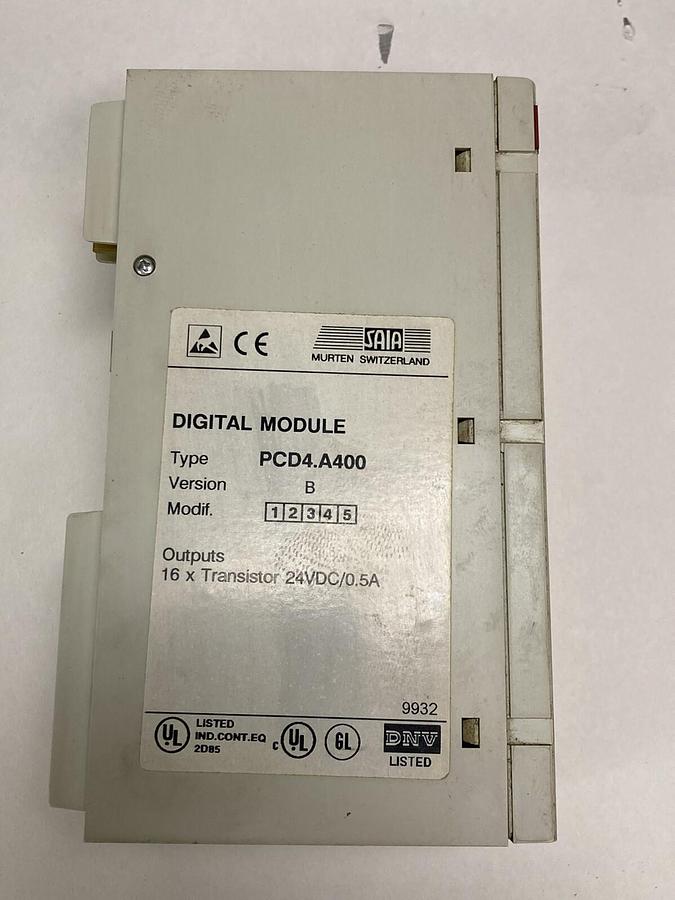 Used SAIA,PCD4.A400,Digital Output Version B Module Automation PLC Control