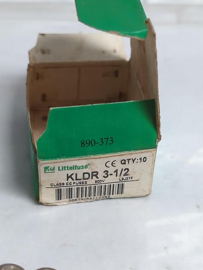 LITTELFUSE,KLDR-3-1/2,CLASS CC FUSES 3-1/2 AMP BOX OF 10 NOS