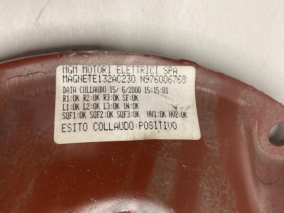 Used MGM,132AC230,Electric Brake Coil