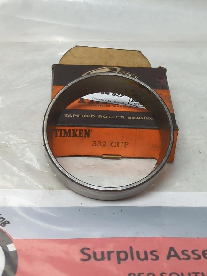 TIMKEN,332,ROLLER BEARING CUP NOS