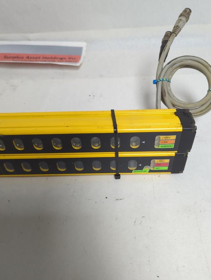 Used SUNX,SF2-EH20D SF2-EH20P,LIGHT CURTAIN RECIEVER/EMITTER SET PRE-OWNED