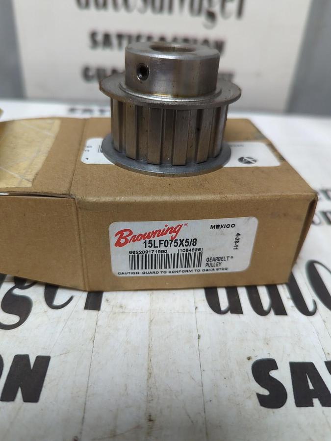 BROWNING,15F075X5/8,GEARBELT PULLEY NOS