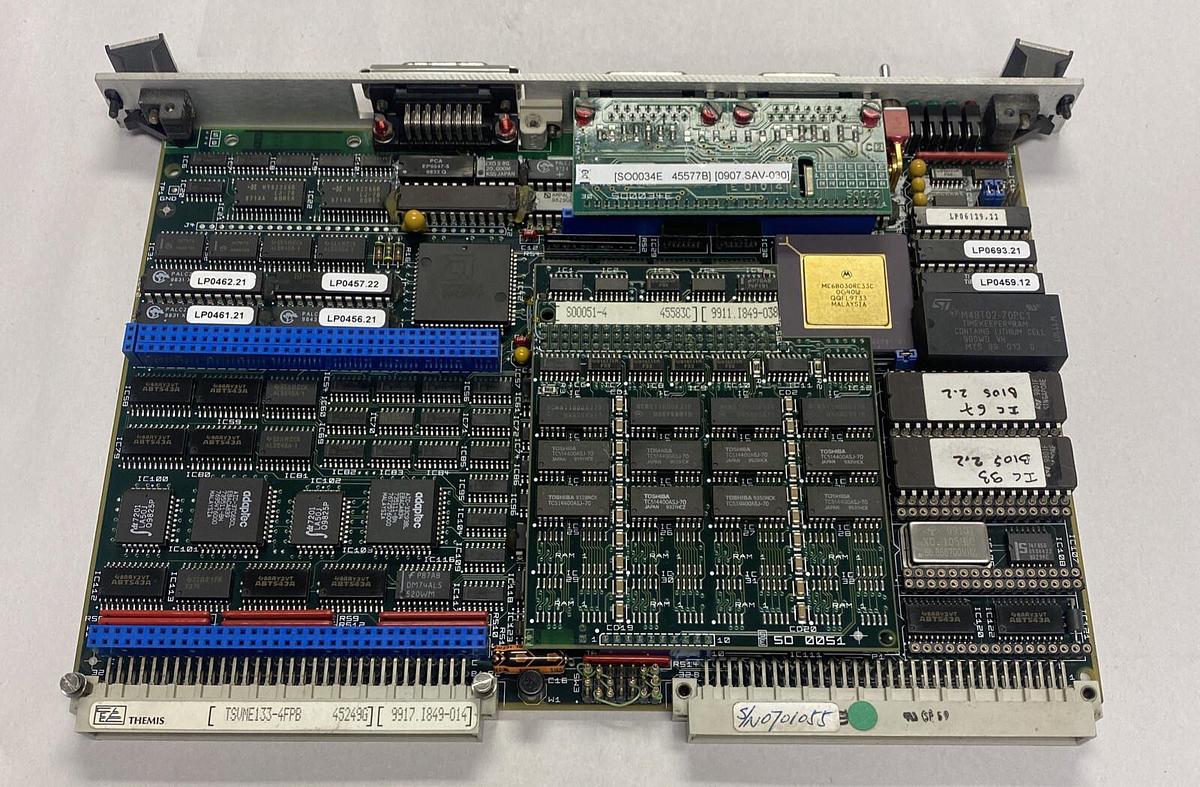 Used THEMIS,TSVME-133,SINGLE CIRCUIT BOARD COMPUTER MODULE