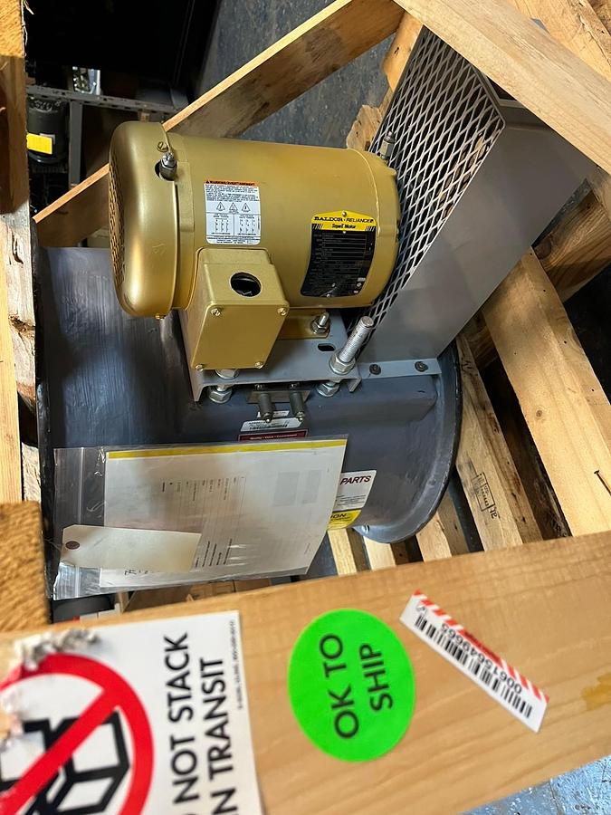 HARTZELL,A35-166-E-FGFCJ3,COOLING FAN 300CFM 2HP 1760RPM 3PH