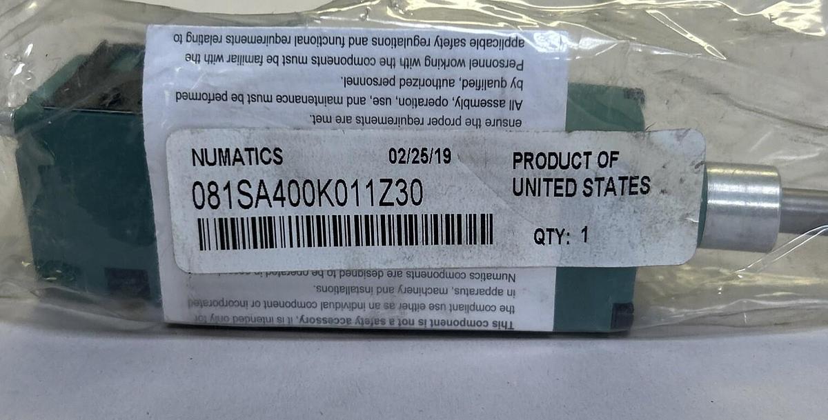 NUMATICS,081SA400K011Z30,SOLENOID VALVE NOS