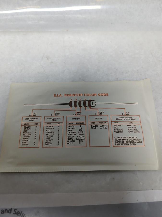 TRW,GBT 1/4,FIXED COMPOSTION RESISTOR 12 MEG 10% TOL PACK OF 50 PCS NOS