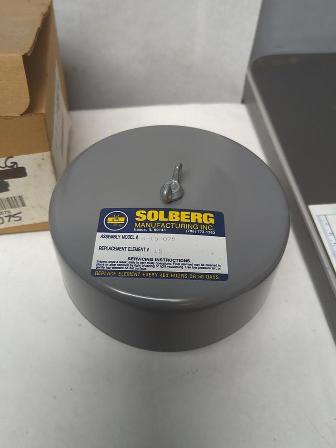 SOLBERG,FS-15-075,FILTER SILENCER 3/4 INCH WITH FILTER NOS
