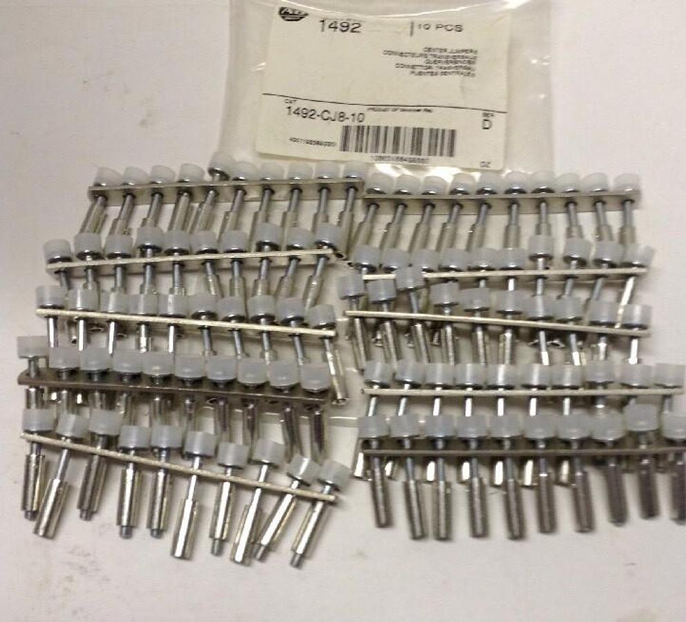 Allen Bradley,1492-CJ8-10,Center Jumpers Series D Pack of 10