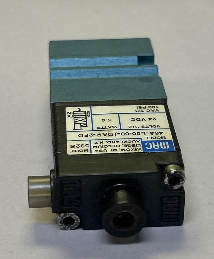 Used MAC VALVES,46A-L00-00-JDA-2FD,POPPIT VALVE