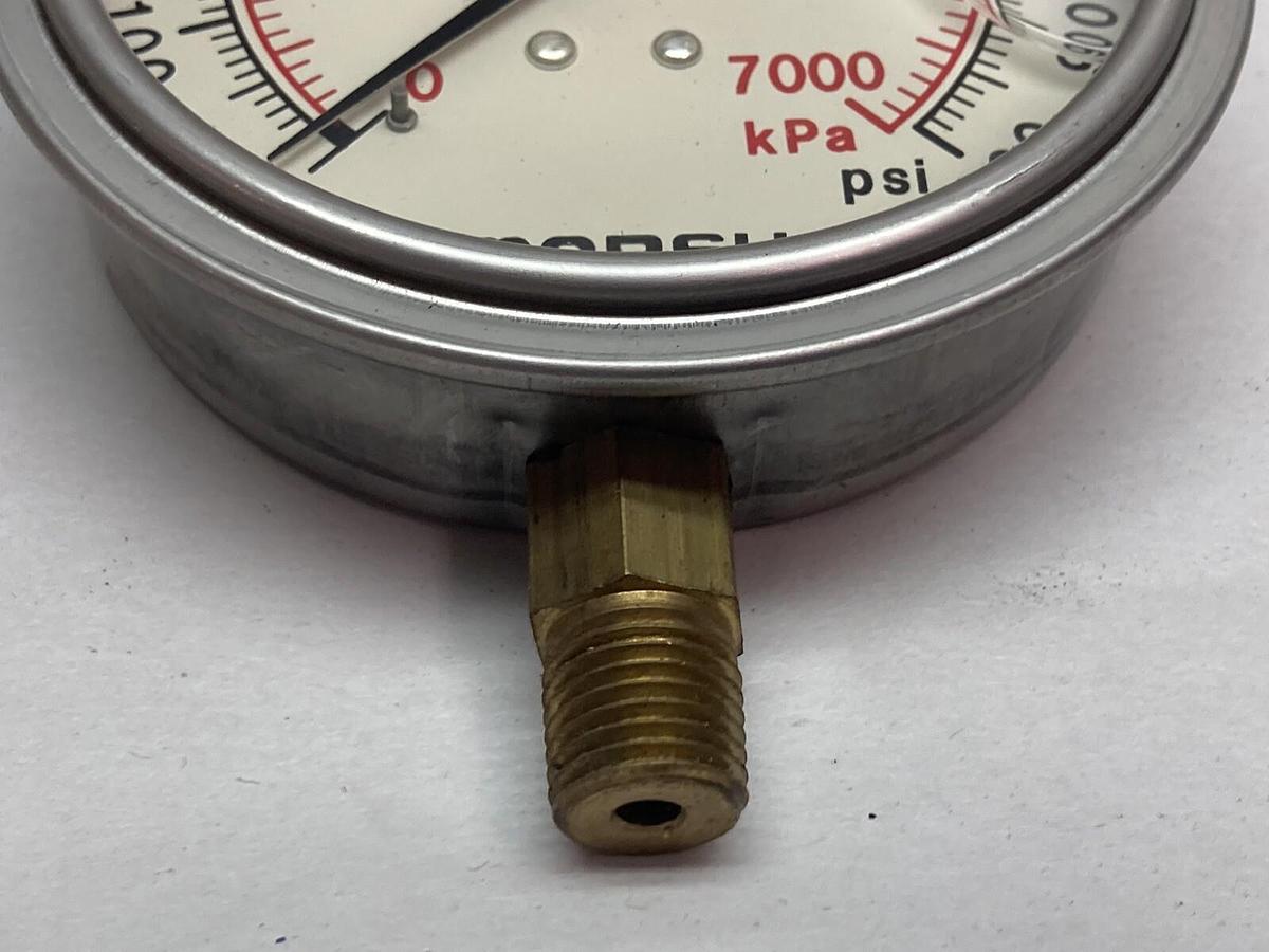 Used Marsh,0-1000psi 0-7000kPa,Scale Pressure Gauge