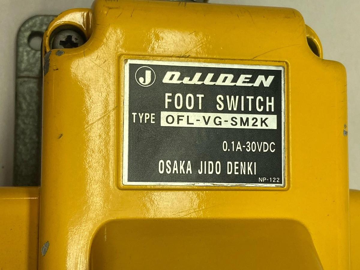 Used Mazak Ojiden,OFL-TV-SM2K,Foot Switch Pedal 0.1A 30VDC