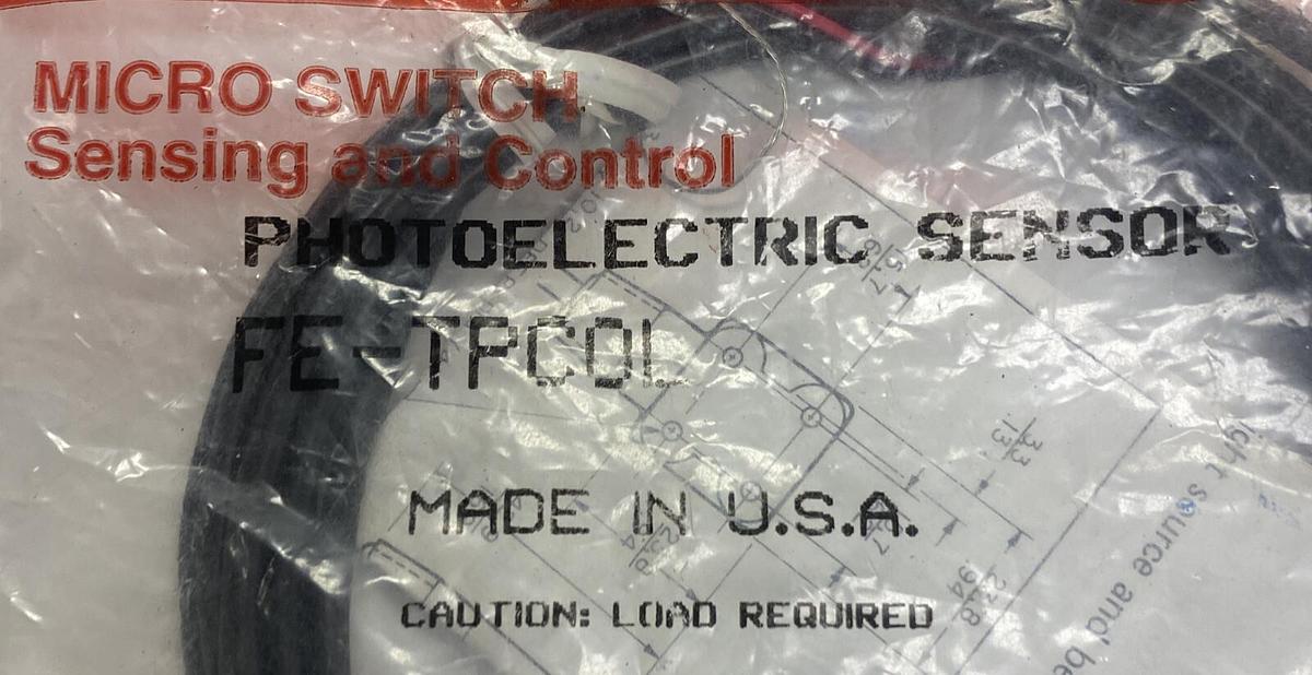 Used HONEYWELL MICROSWITCH,FE-TPCOL, PHOTOELECTRIC SENSOR NEW