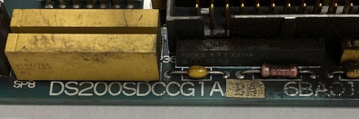 Used GENERAL ELECTRIC,DS200SDCCG1ABA,DRIVE CONTROL BOARD