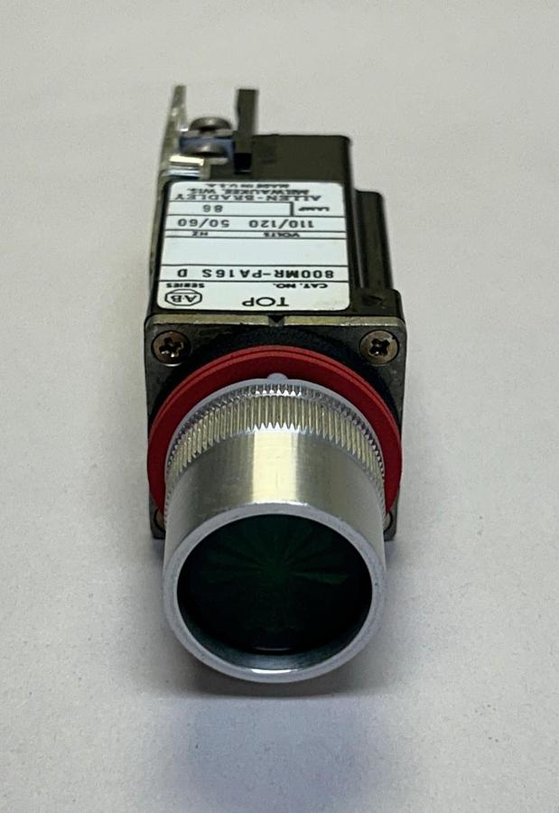 ALLEN-BRADLEY,800MR-PA16S,GREEN PUSH BUTTON NOS