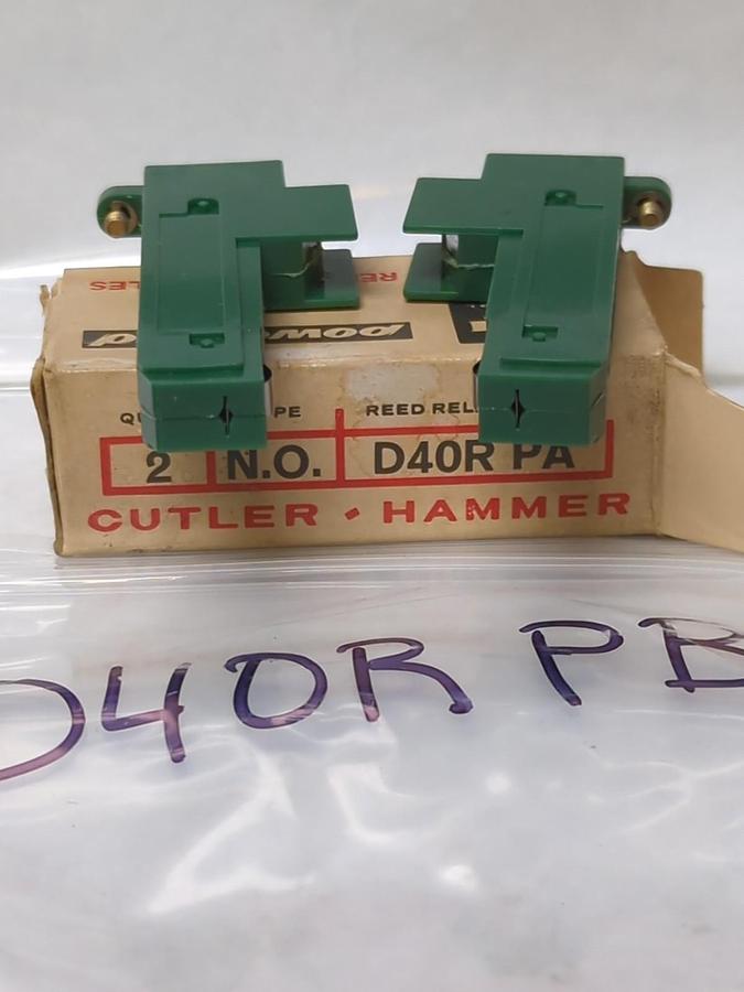 CUTLER-HAMMER,D40R PB&PA,TYPE N.O. REED RELAY POLES LOT OF 9 NOS
