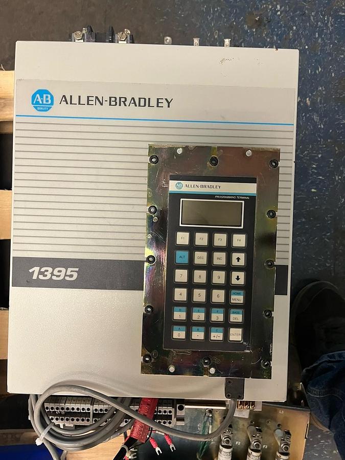 Used ALLEN BRADLEY,1395-B72-C2-P10-P51,DC DRIVE 460 VAC INPUT 500 VDC OUTPUT 40 HP