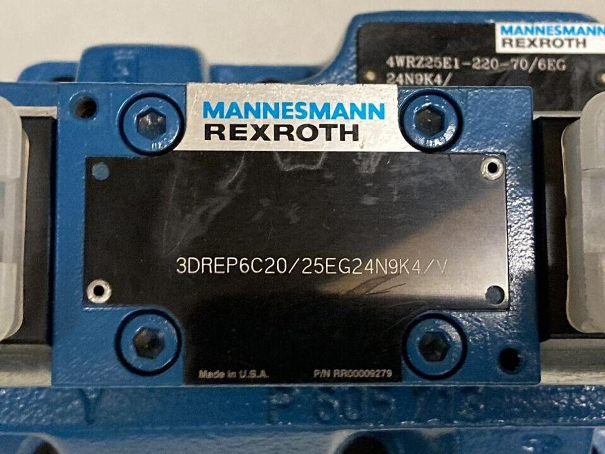 Used Rexroth,4WRZ25E1-220-70/6EG24N9K4/D3V,Directional Control Valve