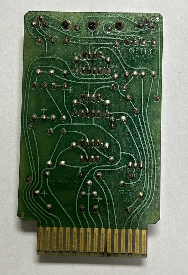 Used GETTYS,11-0062-101,PC CIRCUIT BOARD