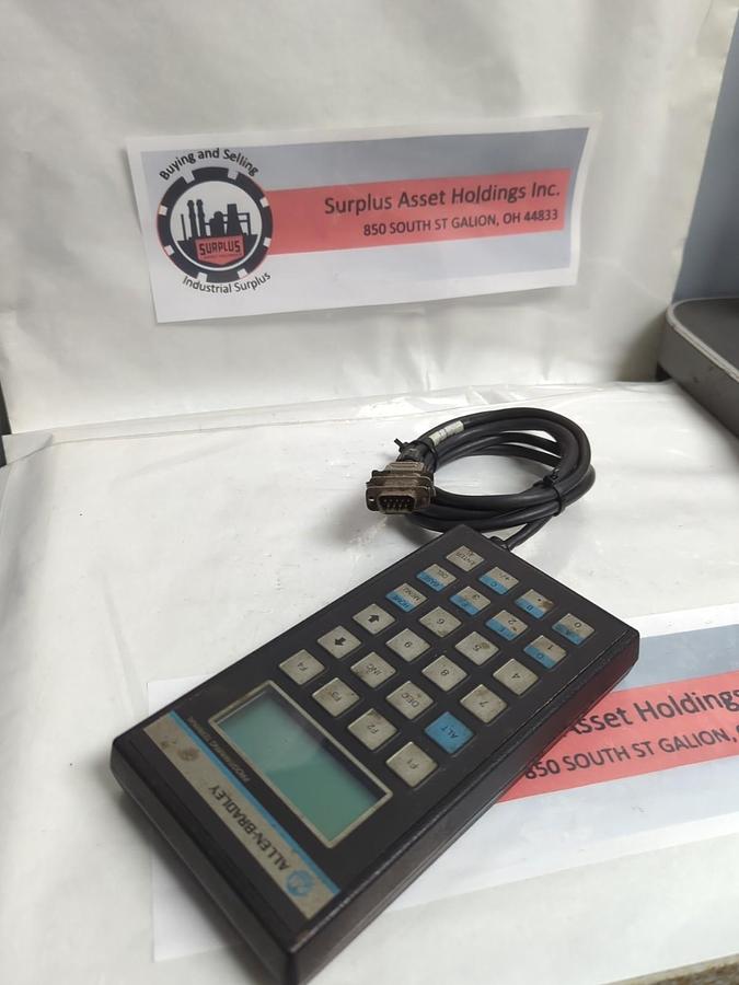 Used ALLEN BRADLEY,1300-DHT,PROGRAMMING TERMINAL 12VDC SER B FRN V3.01 0.150AMP