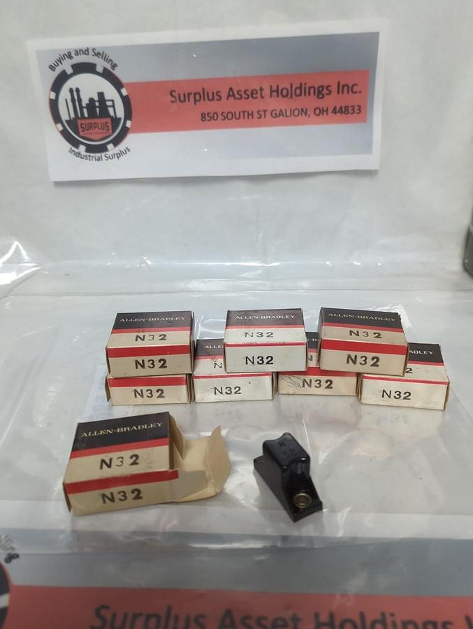 ALLEN BRADLEY,N32,THERMAL OVERLOAD HEATER ELEMENT LOT OF 8 NOS