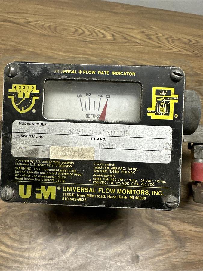 Used UFM,SN-BSE3GM-2-32V1.0-A1NU-1D,Flow Meter