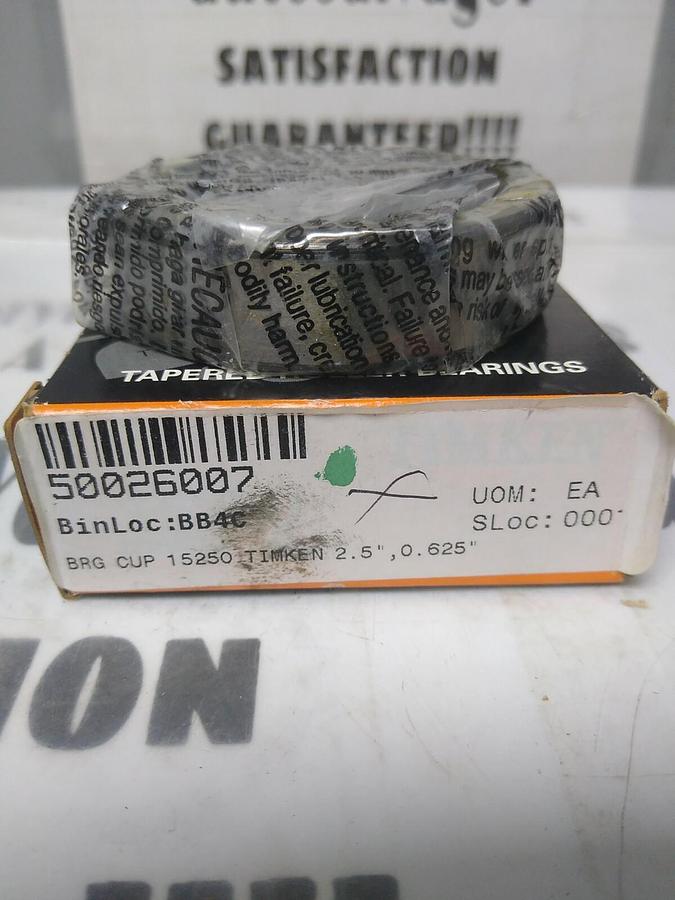 TIMKEN,15250,ROLLER BEARING CUP NOS